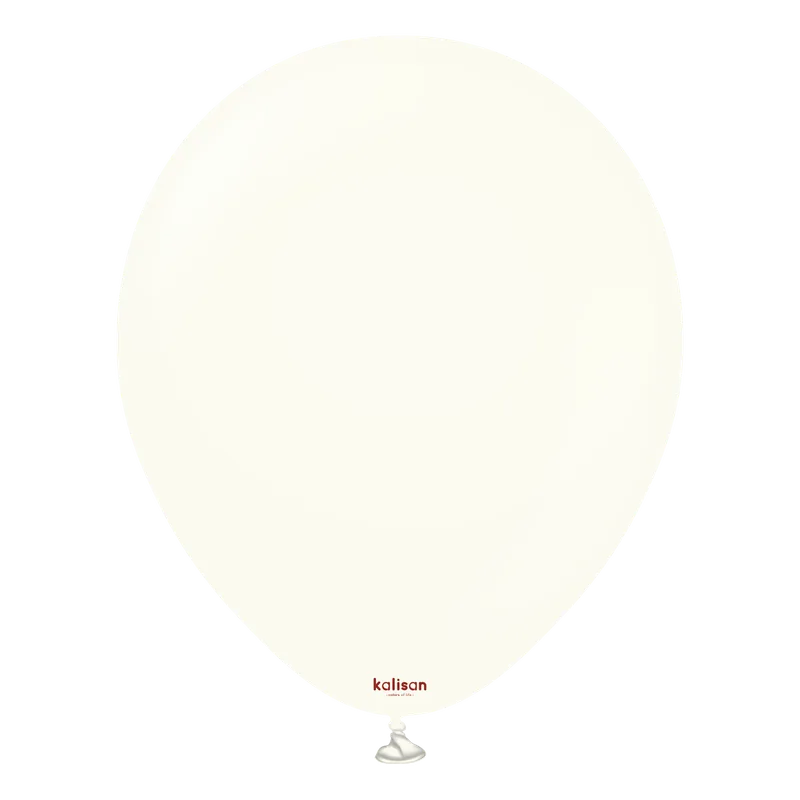 Retro White (Retro Beyaz) 12 İnç Balon
